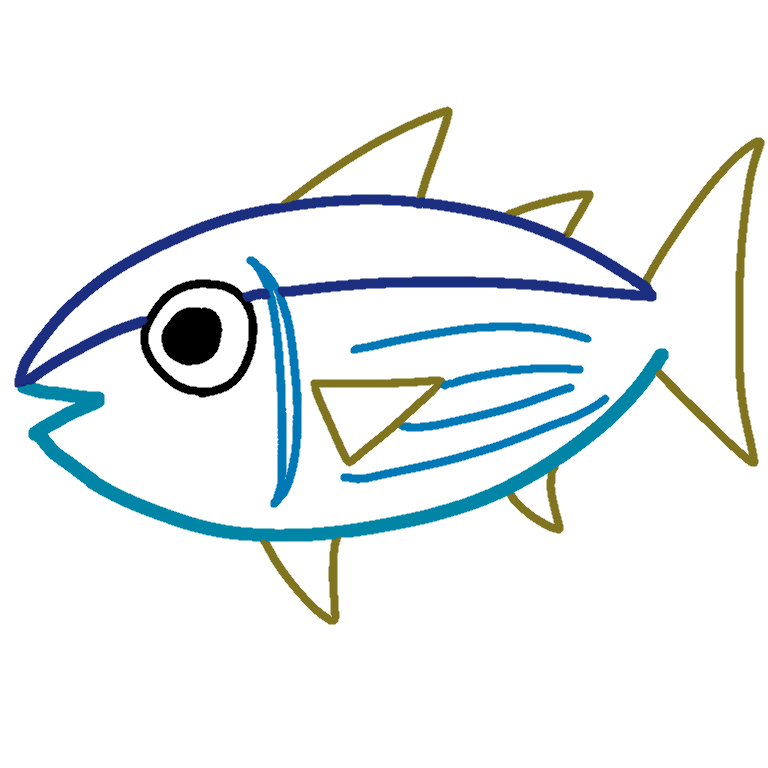すべての動物の画像 ベスト手書き 魚 イラスト 簡単